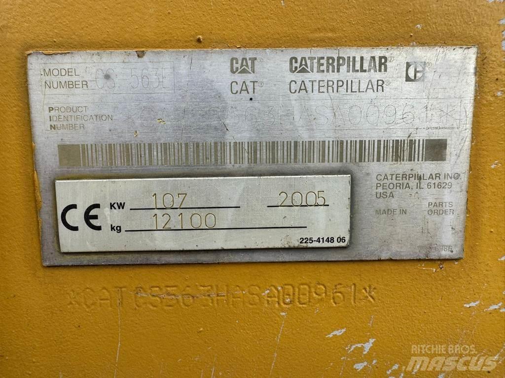 CAT CS563E 싱글 드럼 롤러