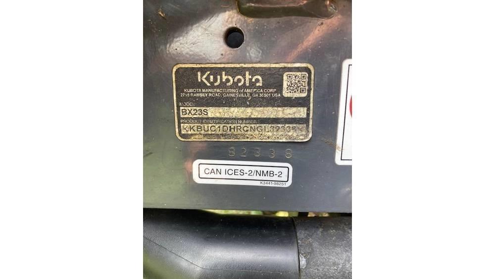 Kubota BX23s 트랙터