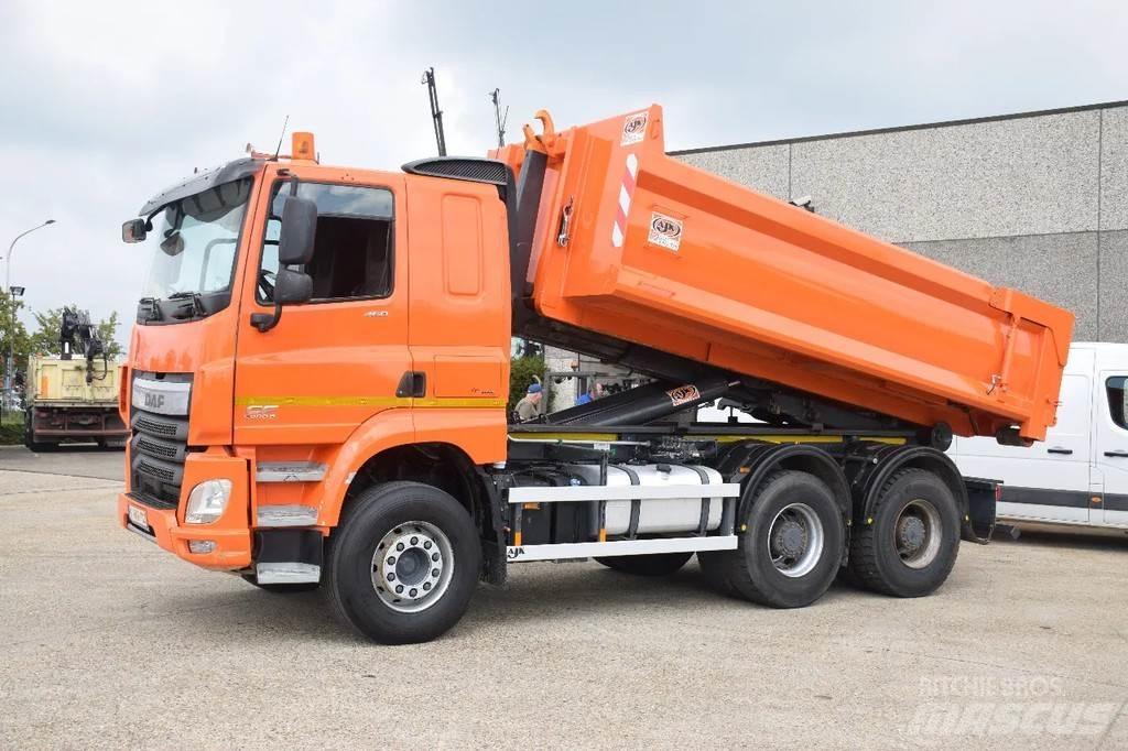 DAF CF 460 훅 리프트 트럭
