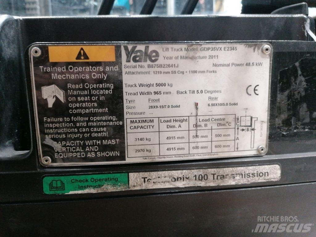 Yale GDP35VX 디젤 지게차