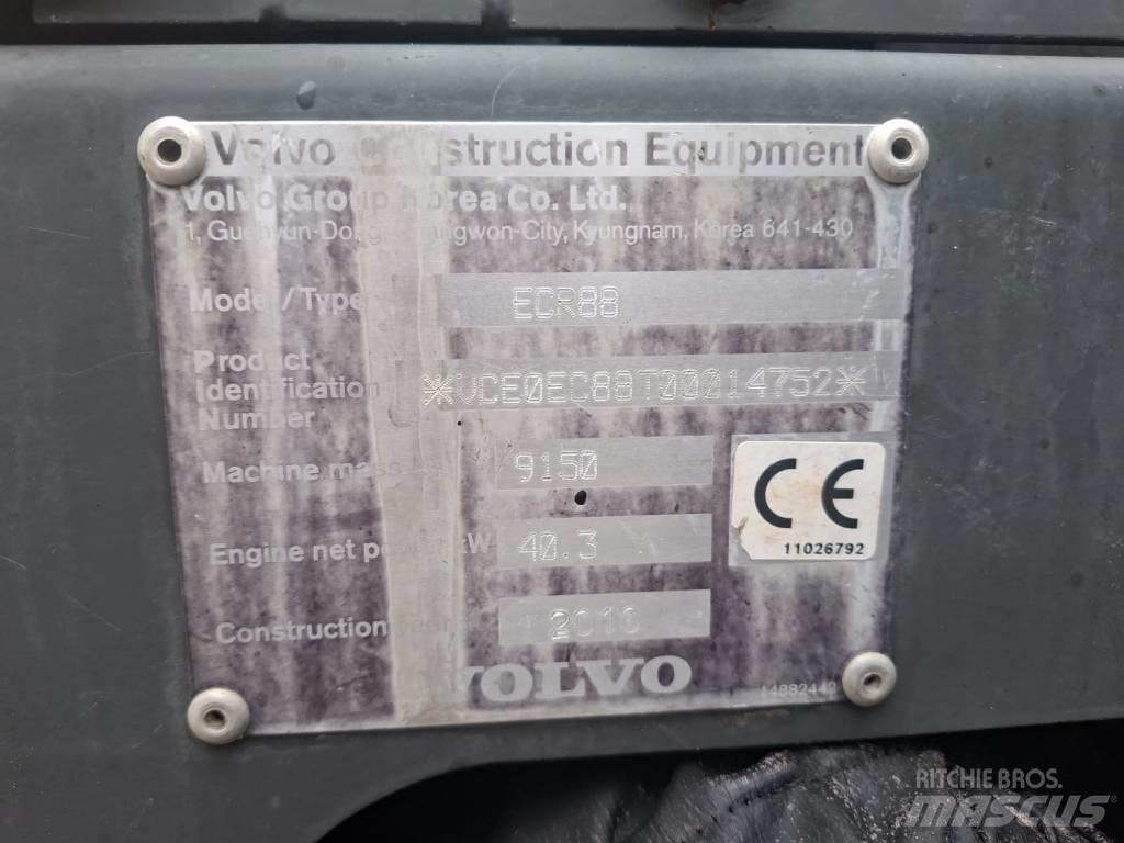 Volvo ECR 88 중형굴삭기 7톤-28톤