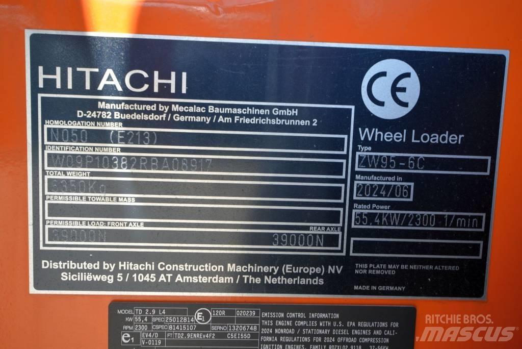 Hitachi ZW 95-6 C  휠로우더