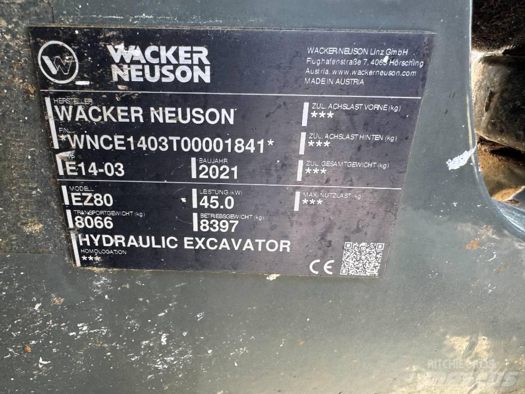 Wacker Neuson EZ80 대형 굴삭기 29톤 이상