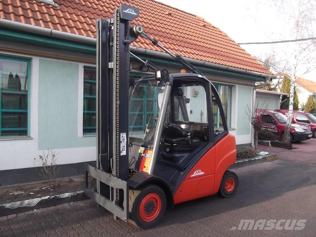 Linde H 35 D V-2917 디젤 지게차