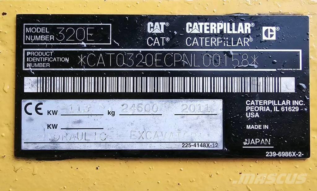 CAT 320 EL RR 대형 굴삭기 29톤 이상