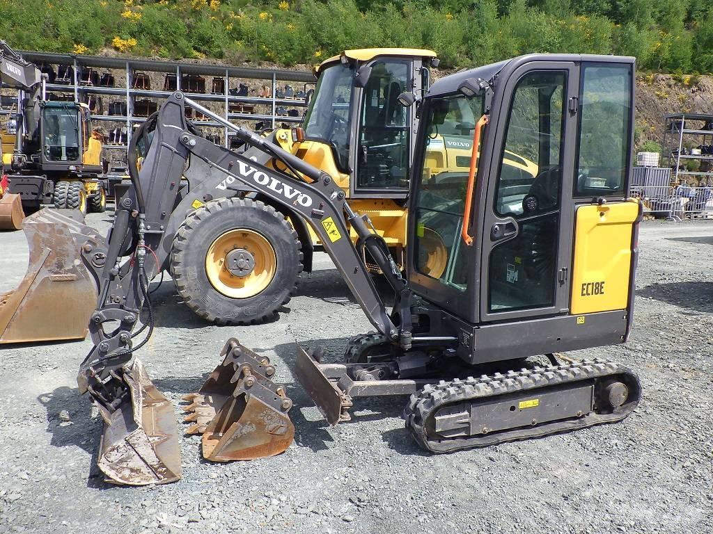 Volvo EC 18 E 소형 굴삭기 7톤 미만