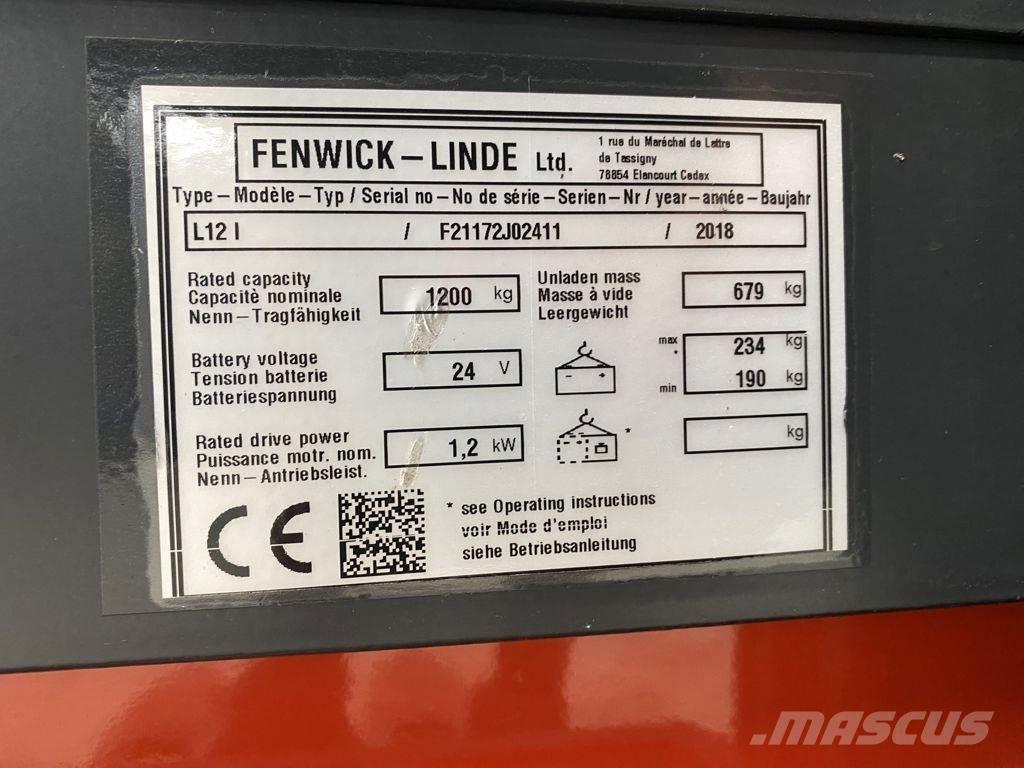 Linde L12 I 포크리프트