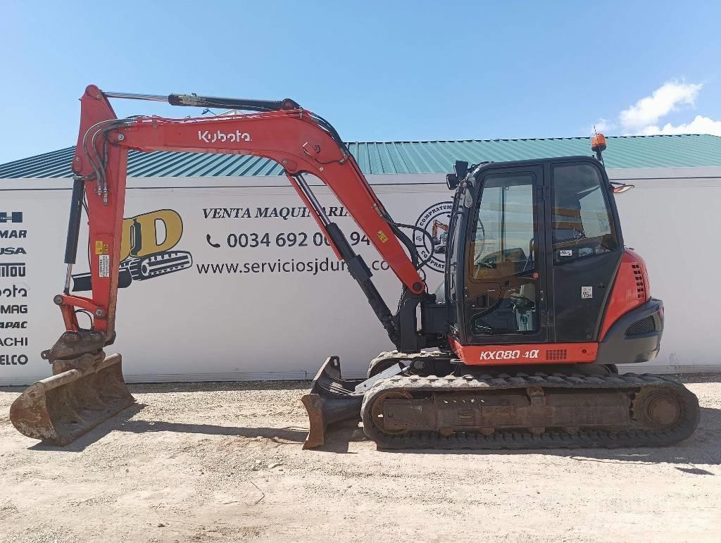 Kubota KX080-4a 굴삭기