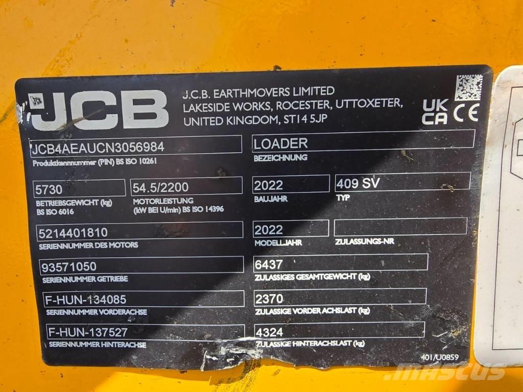 JCB 409SV  휠로우더