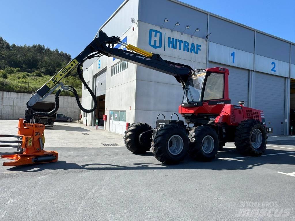 Komatsu 941 원목 하베스터