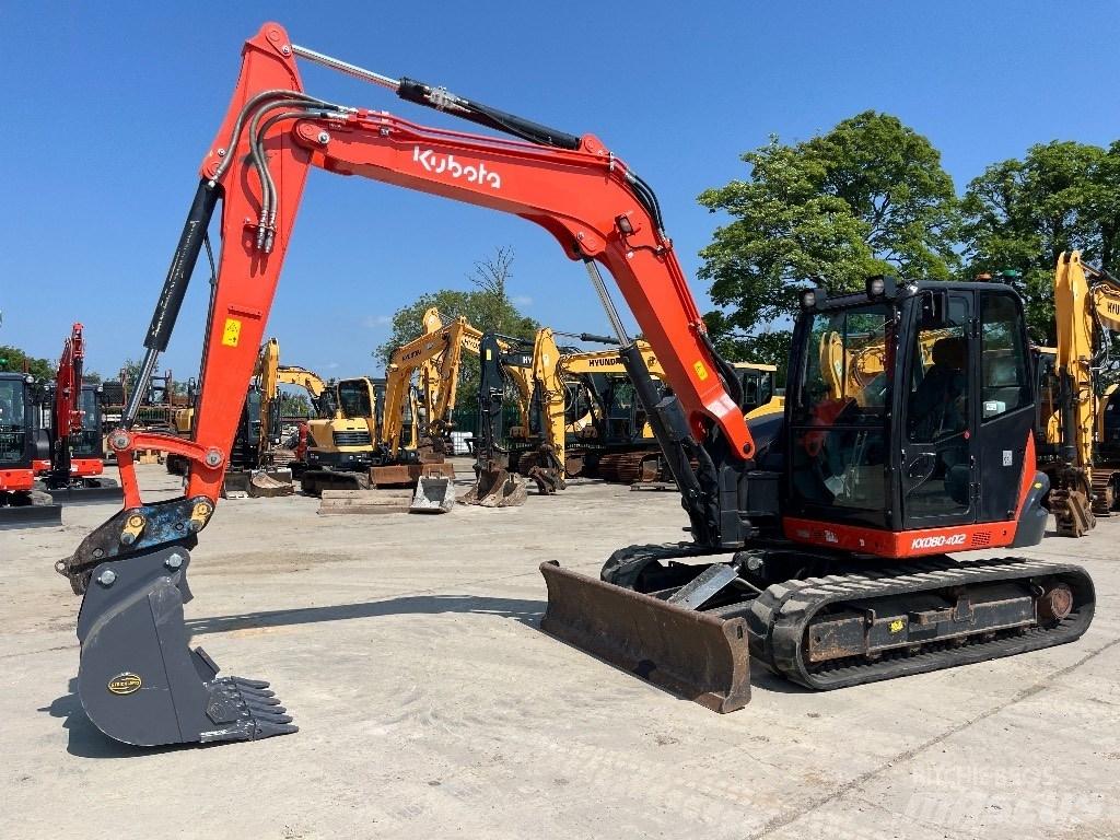 Kubota KX 080-4 중형굴삭기 7톤-28톤