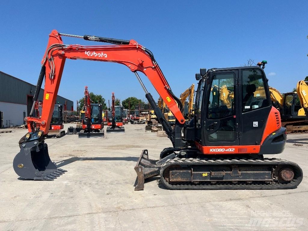 Kubota KX 080-4 중형굴삭기 7톤-28톤