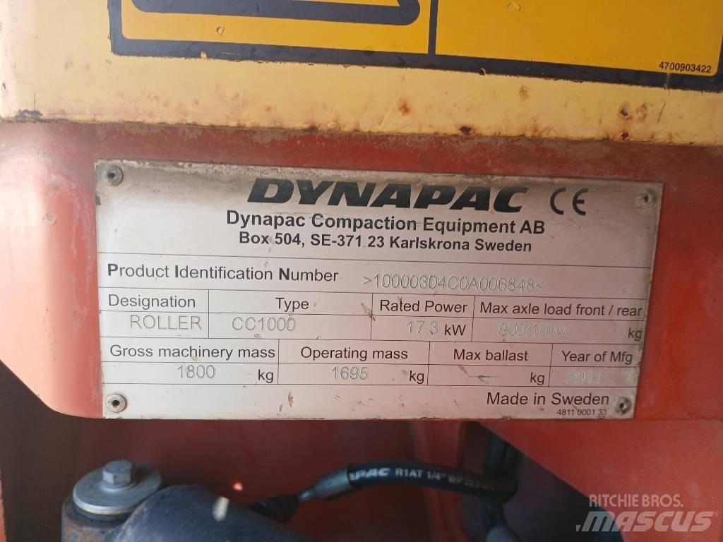 Dynapac CC1000, Vält 트윈 드럼 롤러