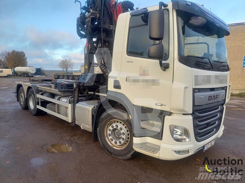 DAF CF 450 FAR 훅 리프트 트럭