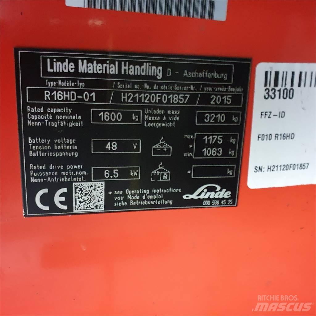 Linde R16HD 리치 트럭