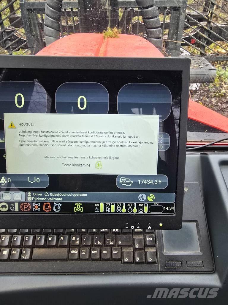 Komatsu 875 원목 포워더