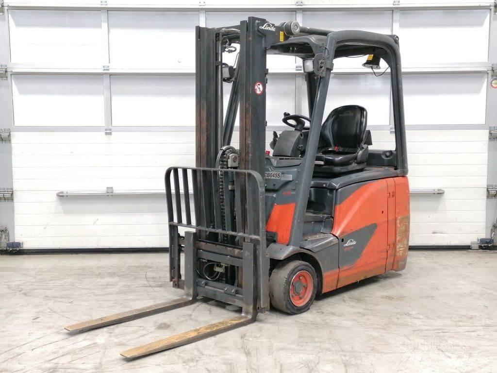 Linde E16H-02 전동 지게차