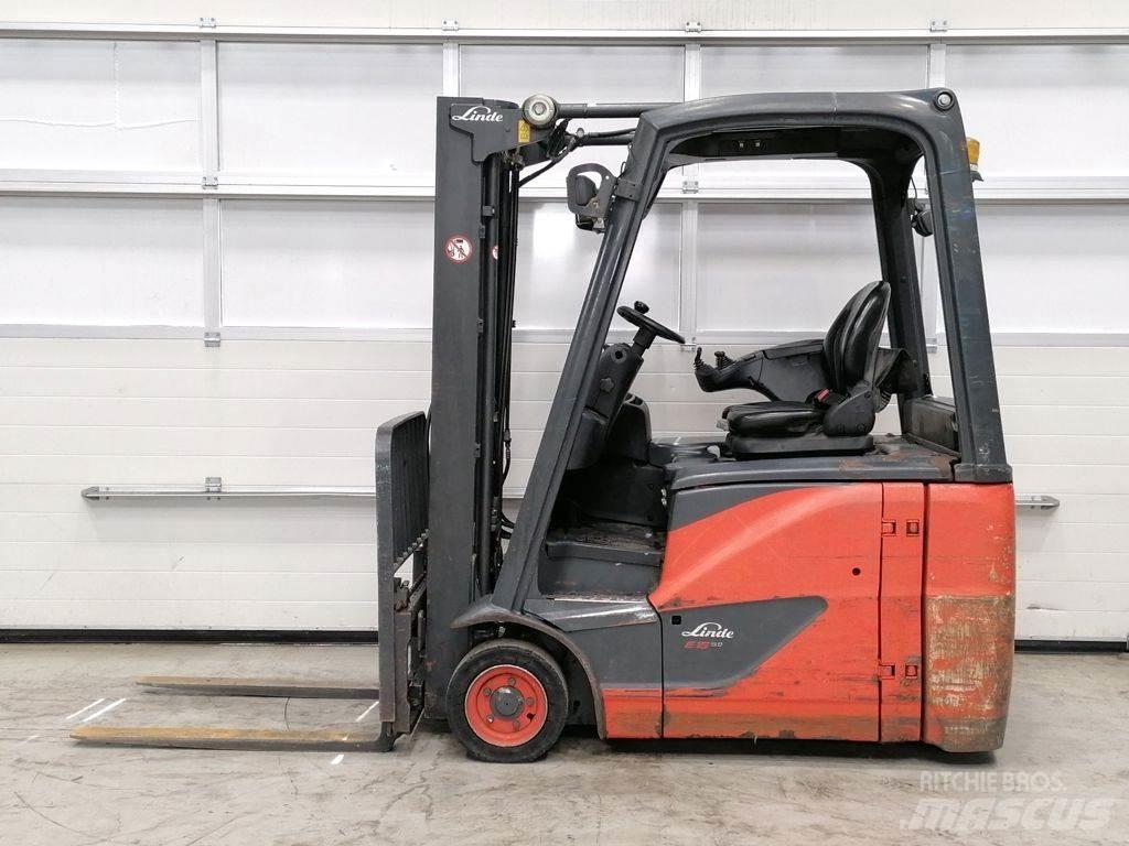 Linde E16H-02 전동 지게차