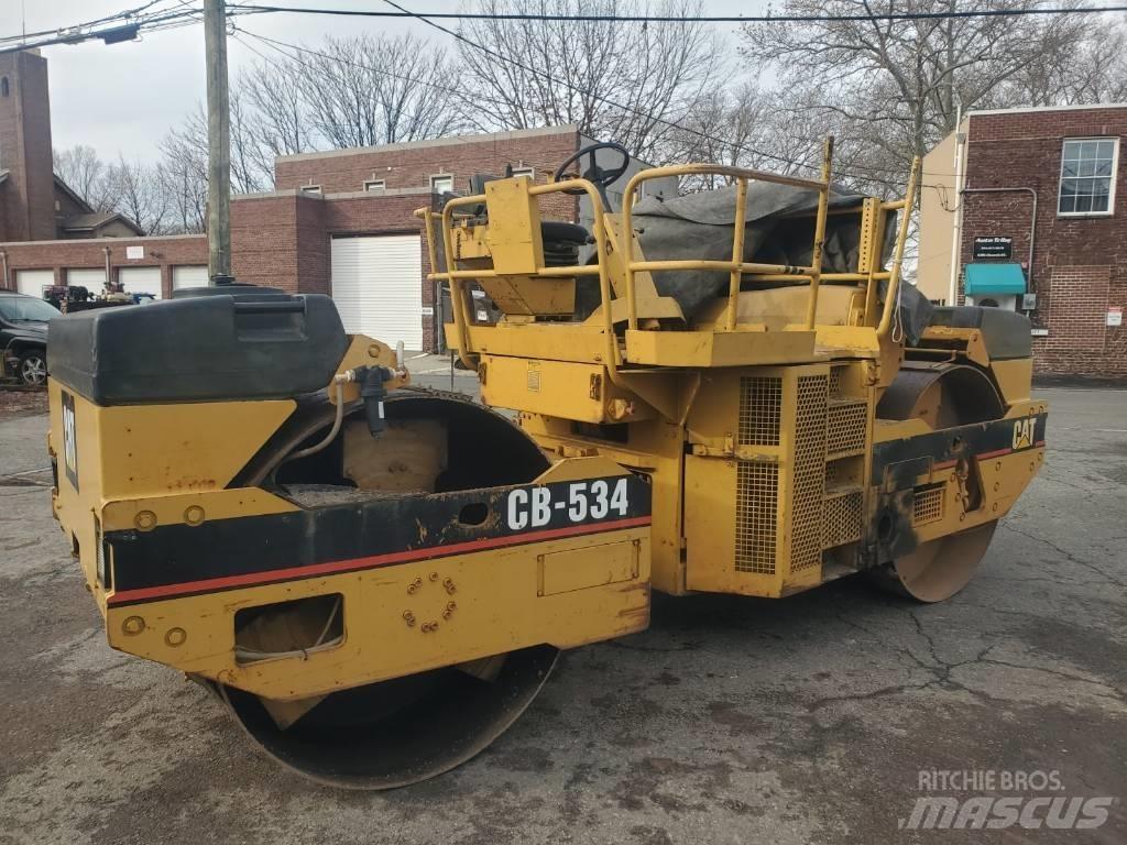 CAT CB 534 트윈 드럼 롤러