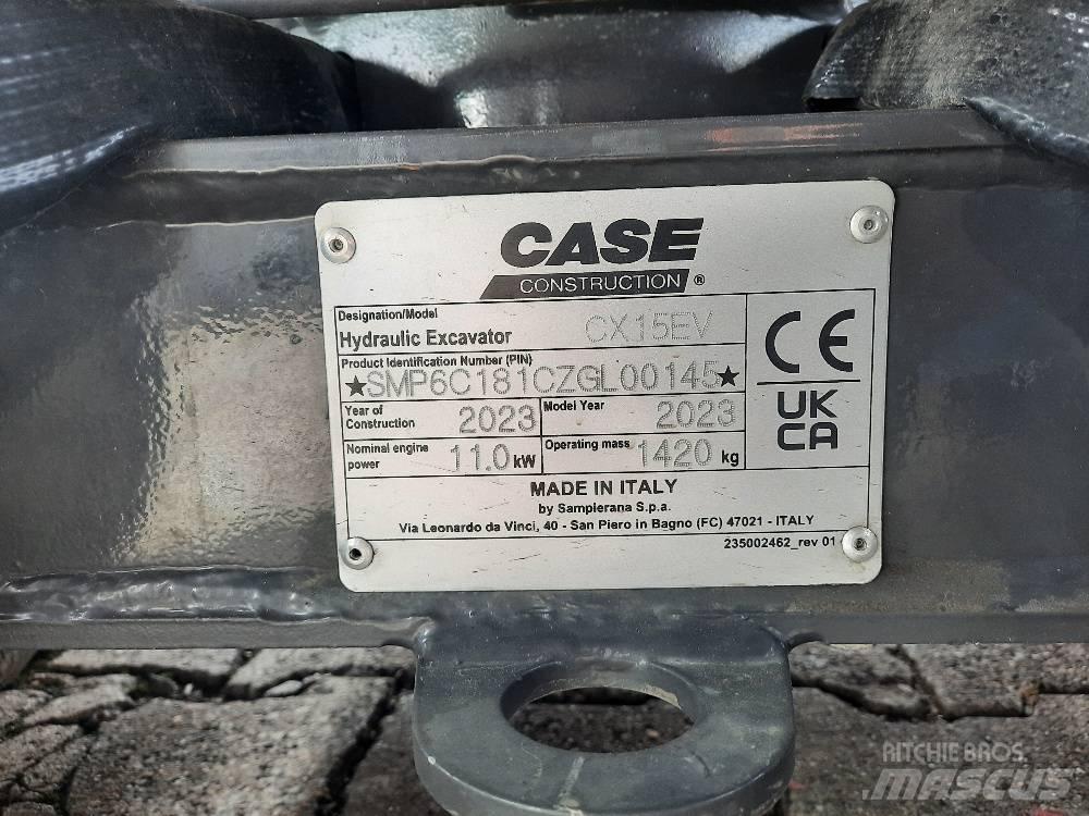 CASE CX 15 EV 소형 굴삭기 7톤 미만