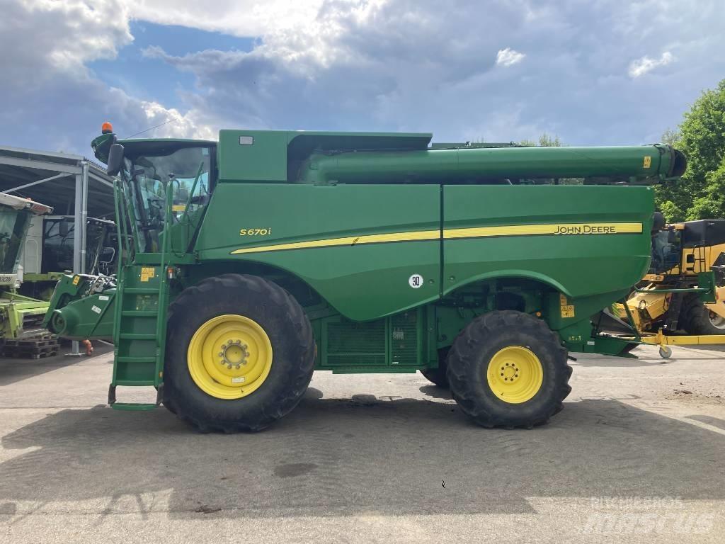 John Deere S 670 i 콤바인 수확기