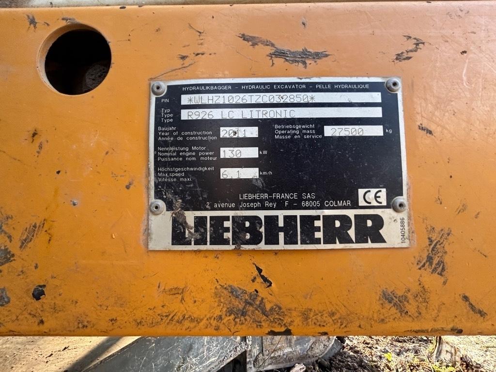 Liebherr R 926 LC NL 롱리치 굴삭기