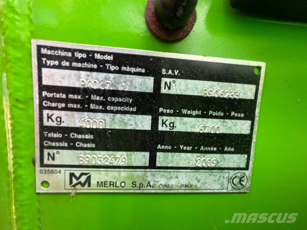 Merlo P 40.7 농업용 텔레 핸들러
