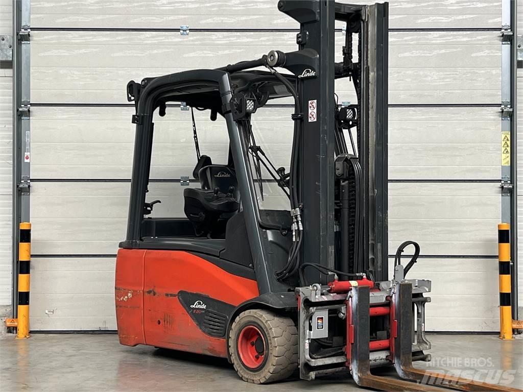 Linde E20L-02 전동 지게차