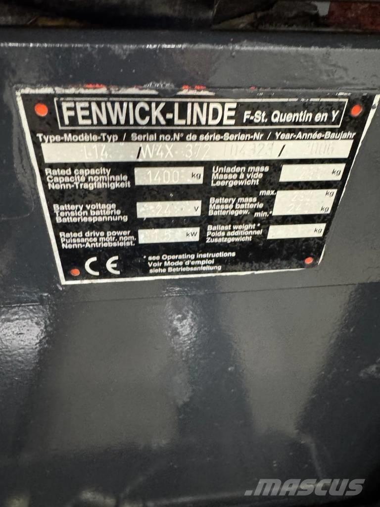 Linde 10848 L14 그 외 지게차