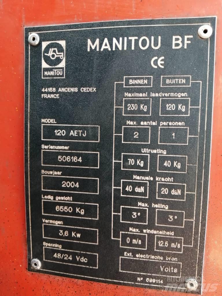 Manitou 120 AETJ3D 관절형 전동이동 리프트