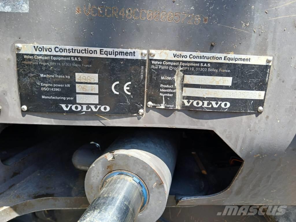 Volvo ECR 48 C 소형 굴삭기 7톤 미만
