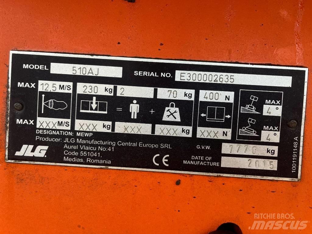 JLG 510 AJ 관절형 전동이동 리프트