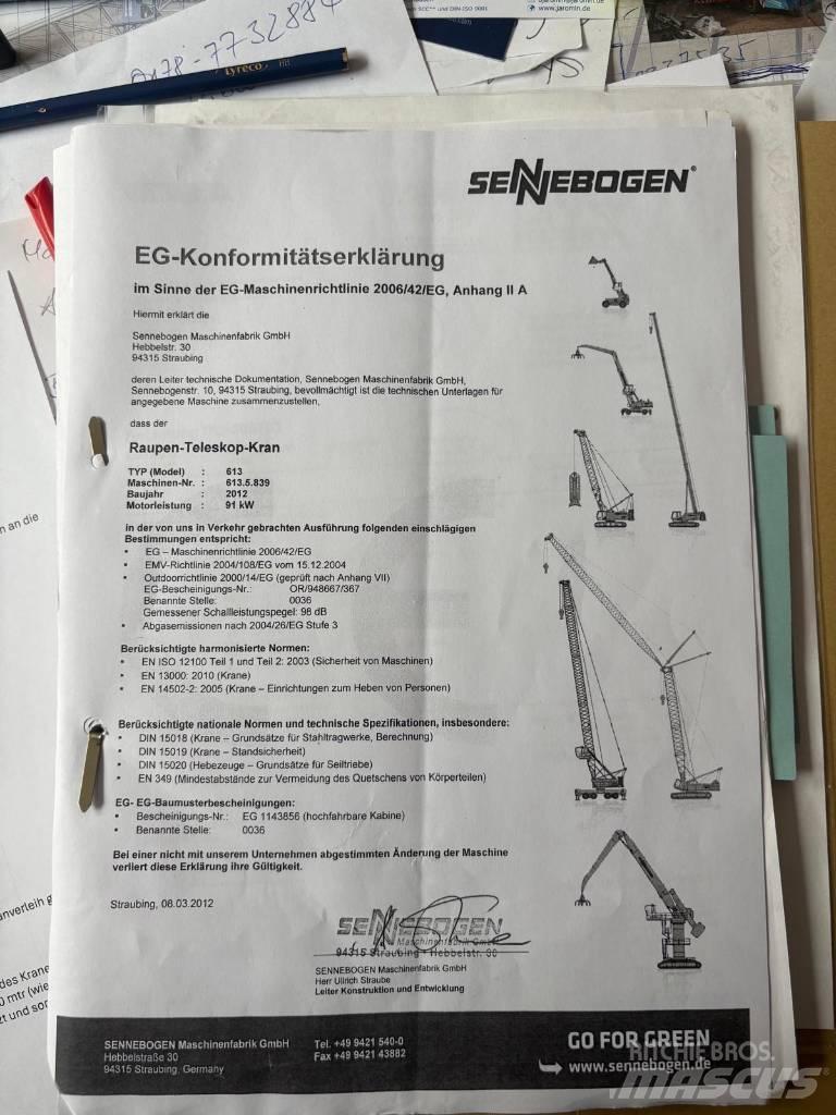 Sennebogen 613 R 트랙 크레인