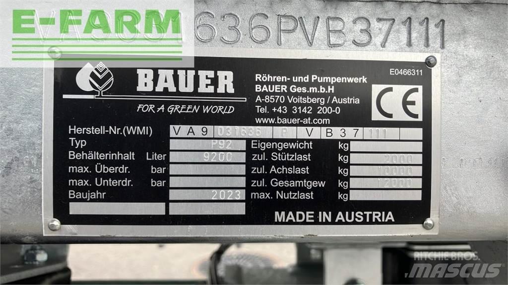 Bauer P 92 퇴비살포기