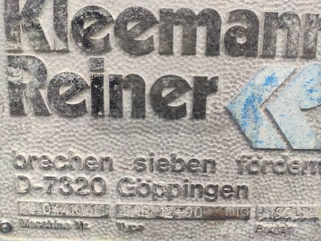 Kleemann SHB 12-90 밀/그라인딩 기계장비