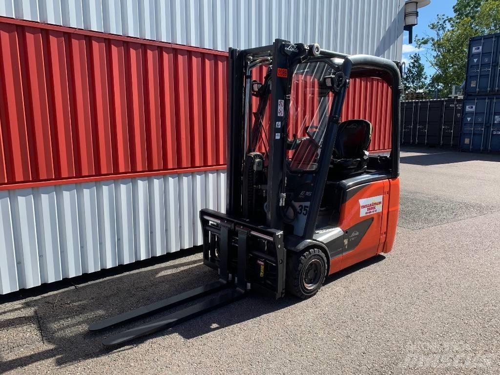 Linde E16H 전동 지게차