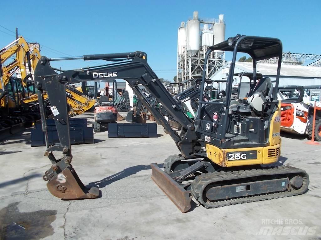 John Deere 26G 소형 굴삭기 7톤 미만