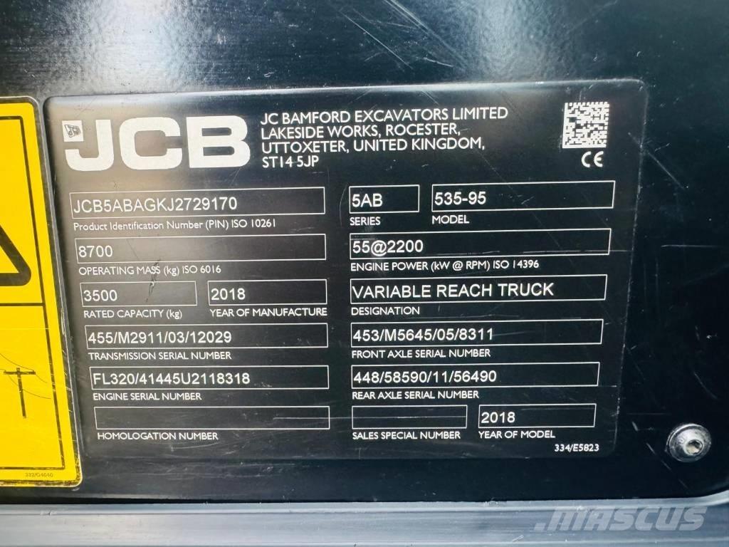 JCB 535-95 텔러 핸들러