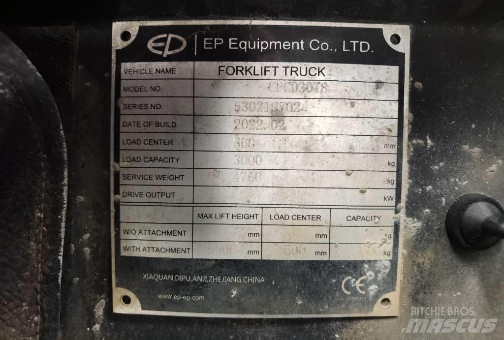 EP CPCD35T8S4S 디젤 지게차
