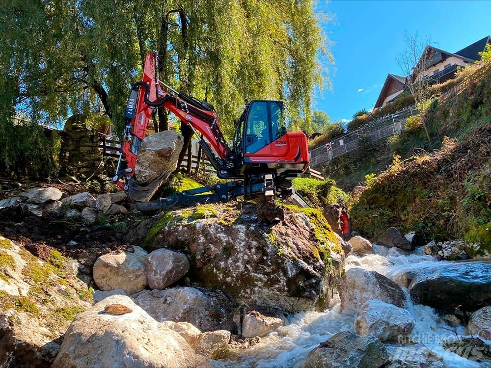 Euromach R755 수륙양용 굴삭기