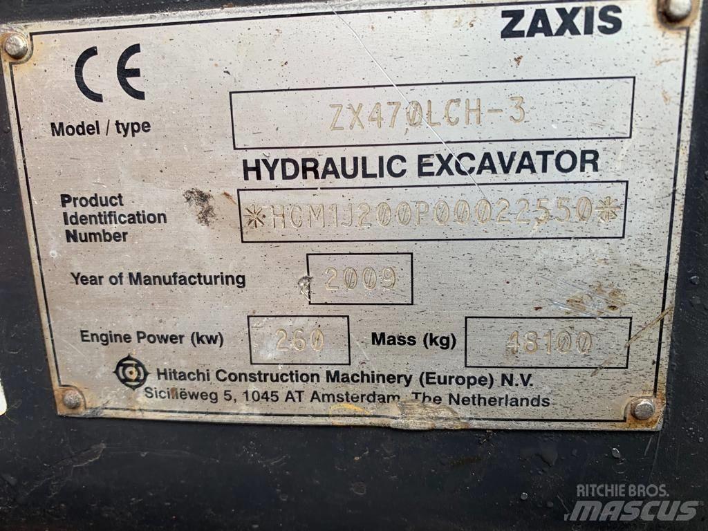  zaxis ZX470LCH-3 대형 굴삭기 29톤 이상