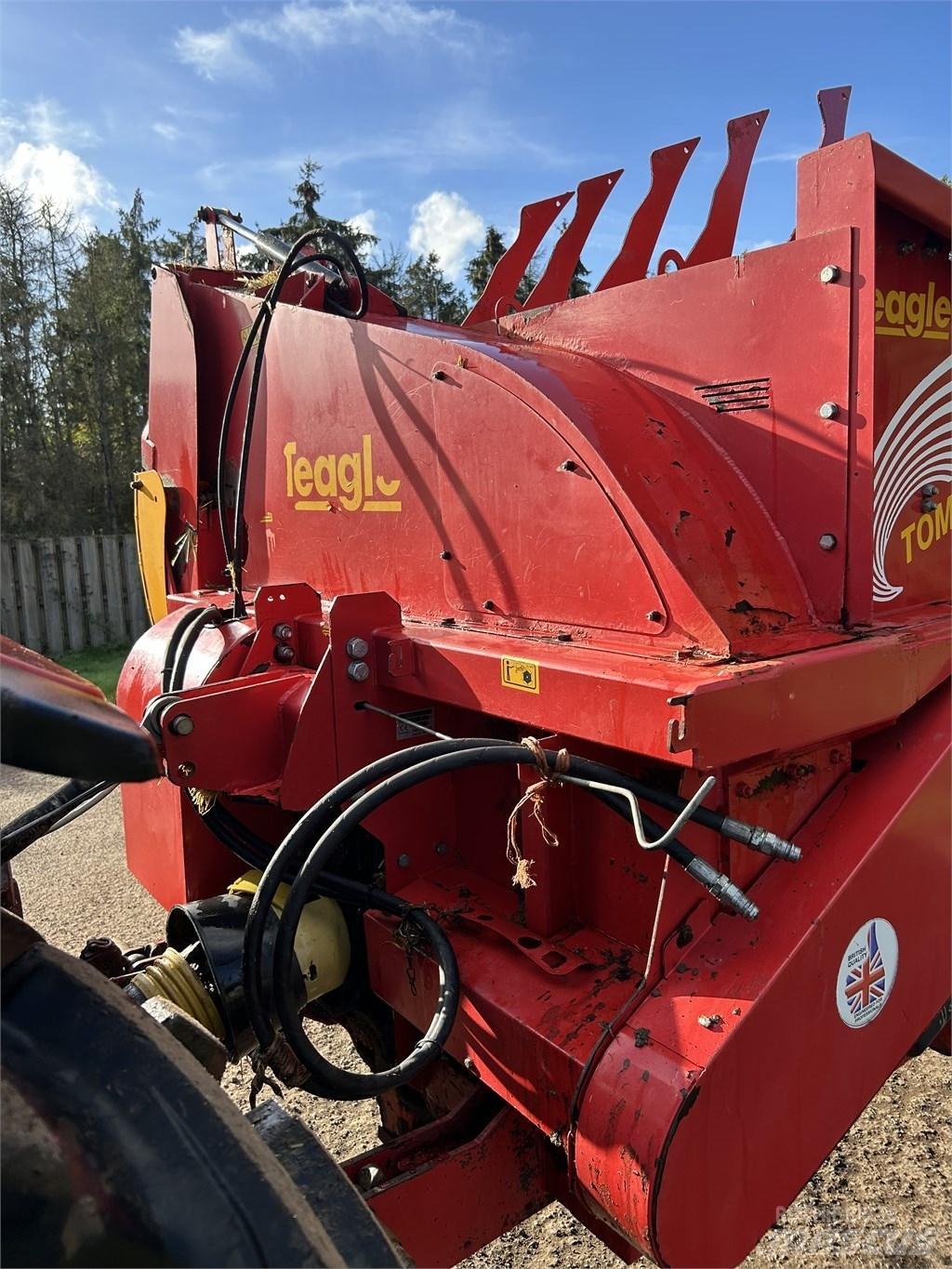 TEAGLE TOMAHAWK 808S 베일 분쇄기, 절단기 및 언롤러