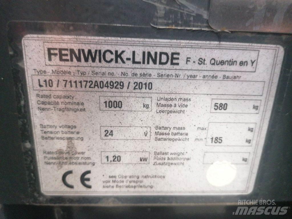 Linde L10 포크리프트