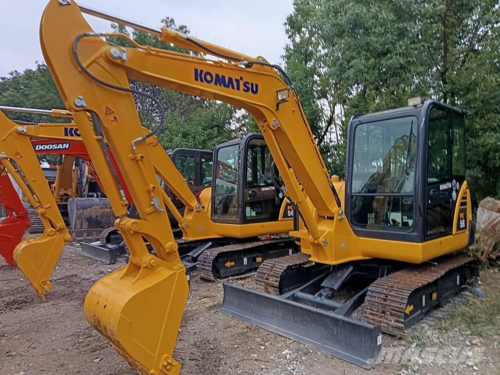 Komatsu PC 56 소형 굴삭기 7톤 미만