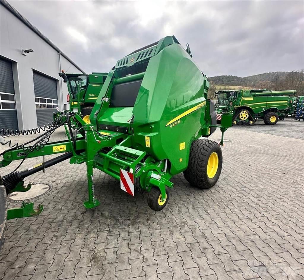 John Deere V461M 원형 곤포기
