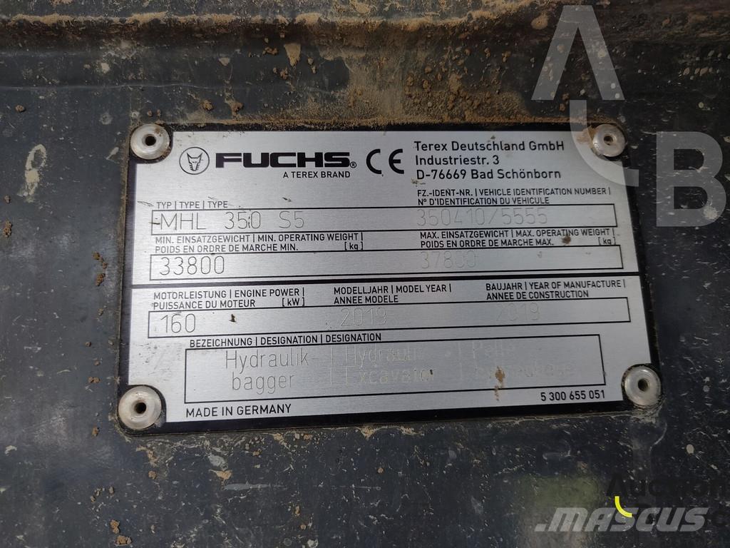 Fuchs MHL 350 폐기물/산업 처리기