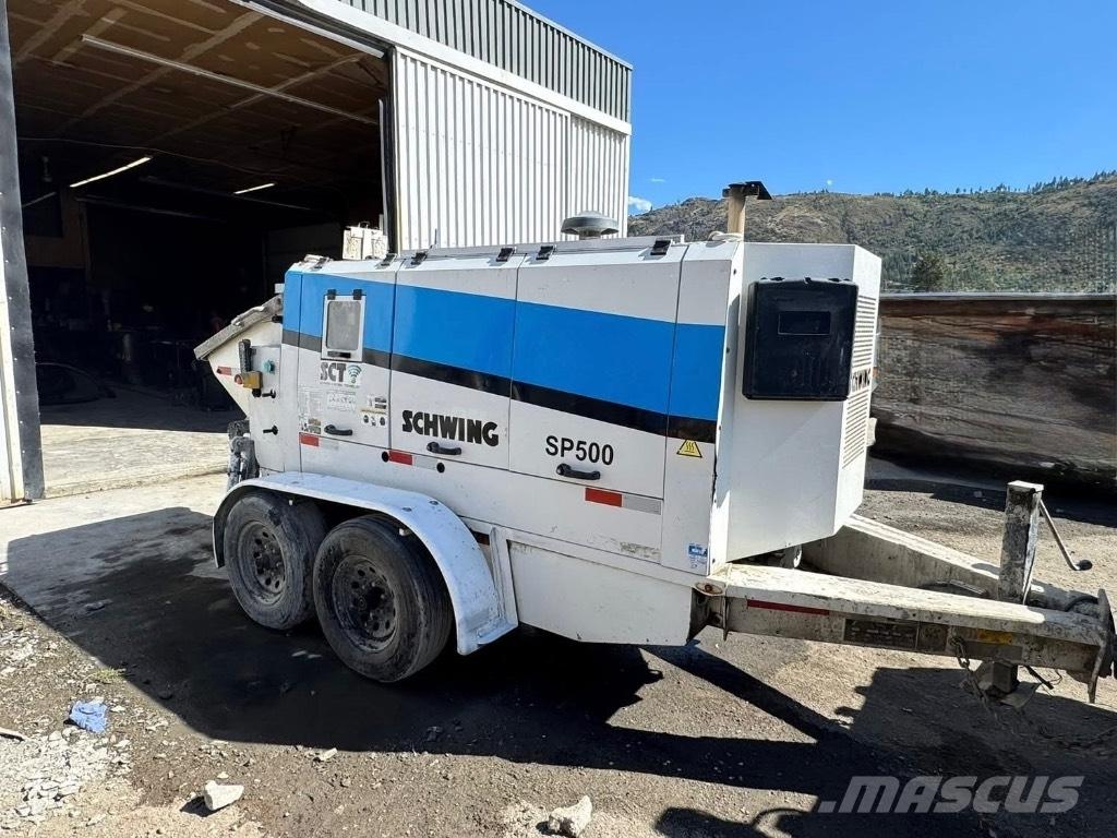 Schwing SP500 콘크리트 펌프카