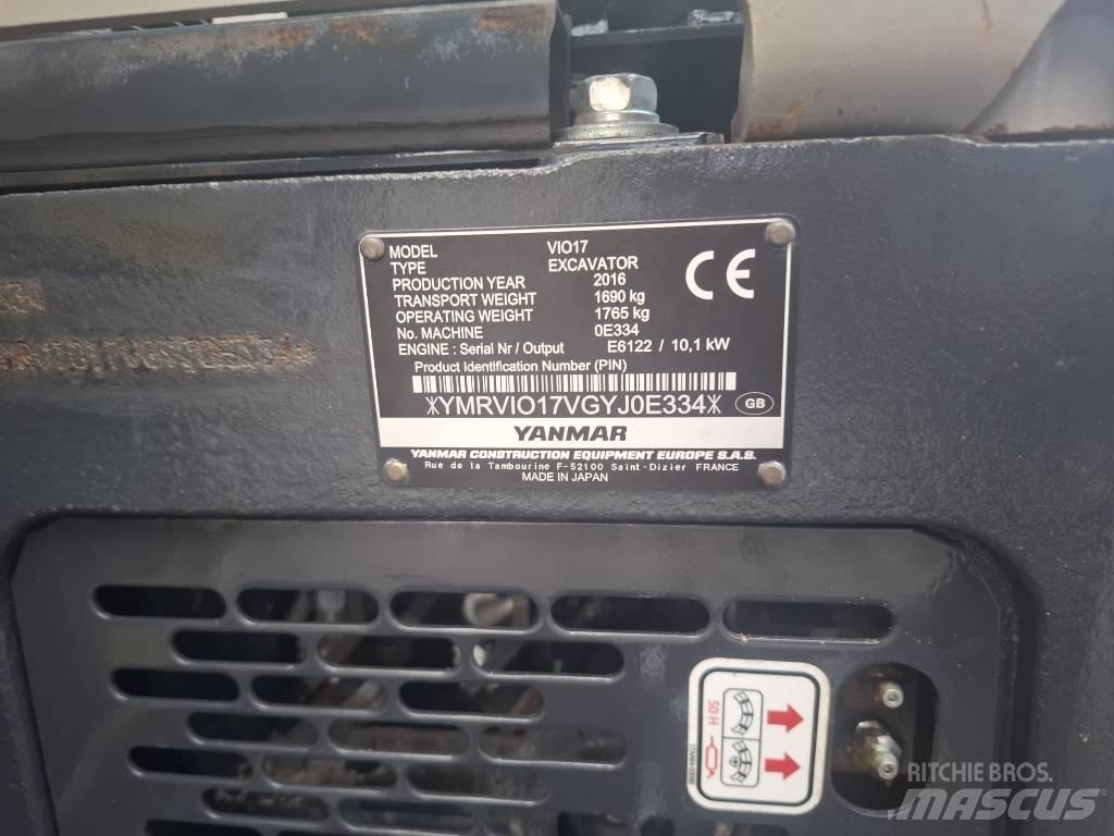 Yanmar Vio 17 소형 굴삭기 7톤 미만