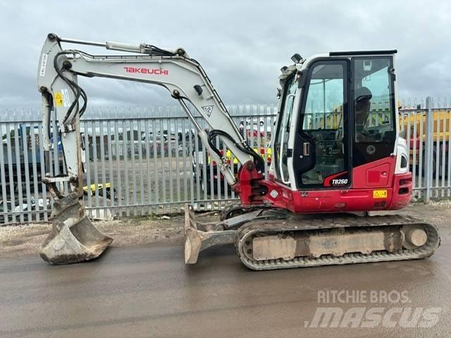 Takeuchi TB260 소형 굴삭기 7톤 미만