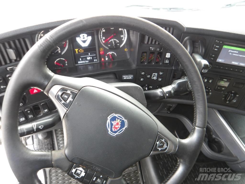 Scania R730 8x4 새시 운전실 트럭